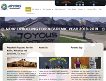 Tablet Screenshot of joyousmontessori.com